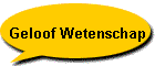 Geloof Wetenschap